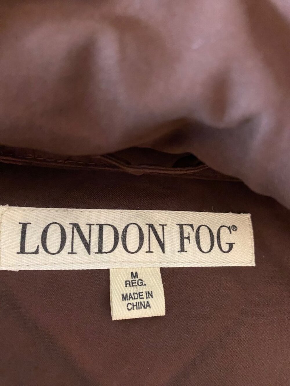 London Fog Hooded Navy Blue Quilted Lined Zips & Buttons Medium - Picture 5 of 15